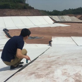 成都天然鈉基膨潤土防水毯  豬場沼氣池防水毯  河道防滲防水毯