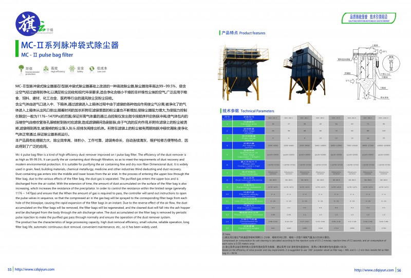 125中智旗云產(chǎn)品圖冊新  脈沖袋式除塵器