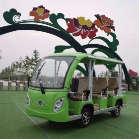 綠色電動觀光車 9座 旅游觀光車現(xiàn)貨供應(yīng)