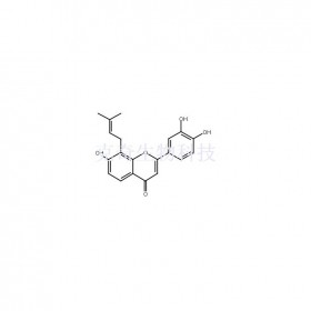 8-異戊烯基-7,3',4'-三羥基黃酮維克奇生物實(shí)驗室中藥對照品