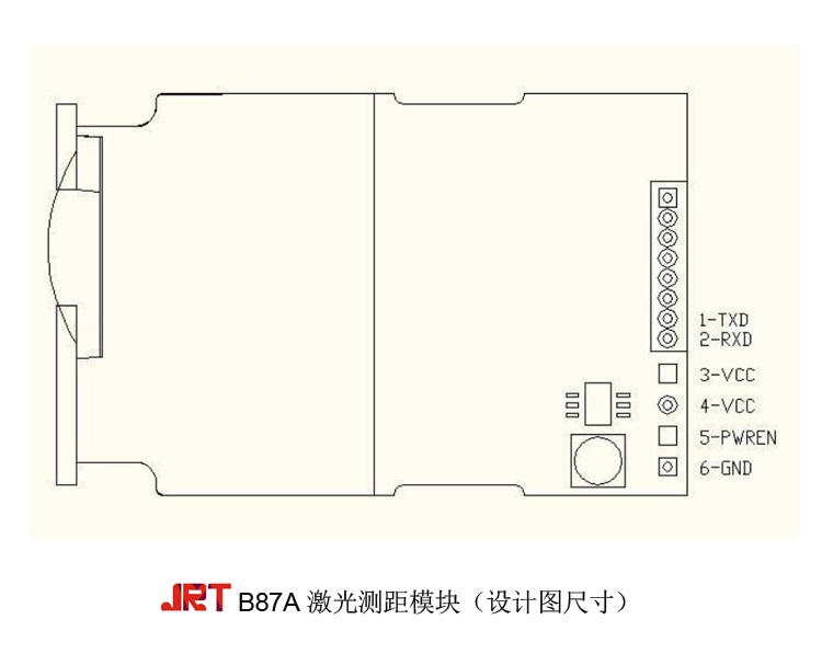 150m單點(diǎn)激光測距模塊設(shè)計圖