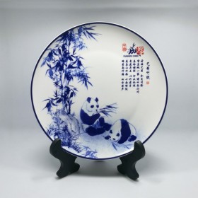 陶瓷擺盤定做廠家 成都特色紀(jì)念品定制 同學(xué)會校友會禮品定制