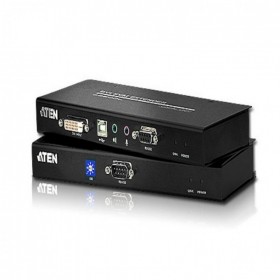 ATEN 宏正 四川KVM 服務(wù)分銷商 CE602 USB DVI Cat 5 KVM信號(hào)延長(zhǎng)器 音頻 支持寬屏幕 熱插拔 CE602-AT-Z