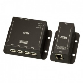 ATEN 宏正 四川總代理 UCE3250 4端口USB 2.0 CAT 5延長(zhǎng)器(50米)