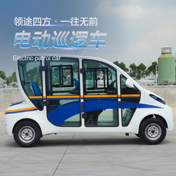 電動(dòng)巡邏車 高強(qiáng)度玻璃鋼車身三排8座敞開(kāi)式 支持定制