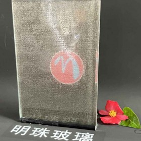 水墨畫(huà)背景墻夾絲玻璃雕刻熱熔玻璃酒店裝修藝術(shù)玻璃烤漆絲印玻璃