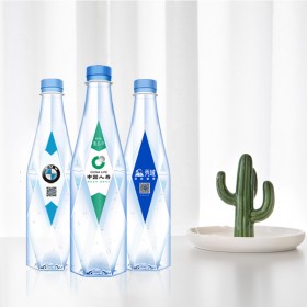 上海礦泉水定制水小瓶裝天然飲用水20箱起訂企業(yè)logo標簽500ml