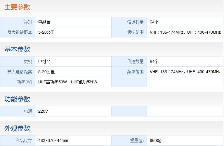 5300中轉臺參數8