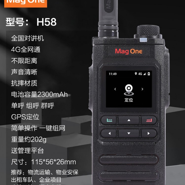 Motorola摩托羅拉H58對(duì)講機(jī)4g通