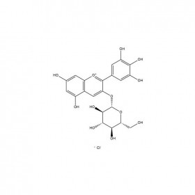 【樂美天】氯化飛燕草素-3-O-葡萄糖苷  CAS No：6906-38-3	HPLC≥98%	10mg/支分析標(biāo)準(zhǔn)品/對照品