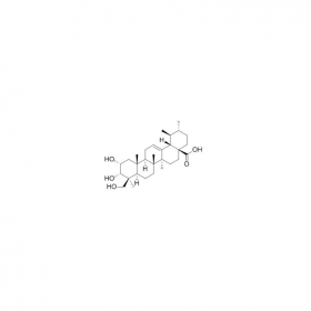 2alpha,3alpha,24-三羥基烏蘇-12-烯-28-酸 | CAS No：89786-83-4 	HPLC≥98% 5mg/支 對照品