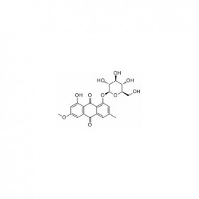 大黃素甲醚-1-O-β-D-葡萄糖苷（Physcion 1-O-β-D-glucoside） | CAS No：26296-54-8 HPLC≥98% 10mg/支 中藥對(duì)照品 標(biāo)準(zhǔn)品