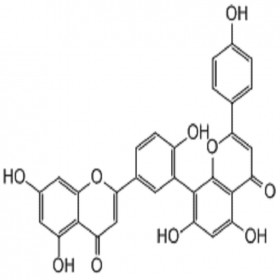 【樂美天】穗花杉雙黃酮/阿曼托黃酮  1617-53-4  HPLC≥98%  20mg/支 標(biāo)準(zhǔn)品/對(duì)照品