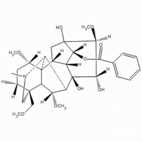 苯甲酰次烏頭原堿	63238-66-4 HPLC≥98% 20mg/支對照品/標(biāo)準(zhǔn)品