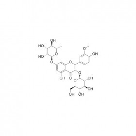 異鼠李素-3-O-葡萄糖-7-O-鼠李糖苷 | CAS No：17331-71-4  HPLC≥98% 5mg/支