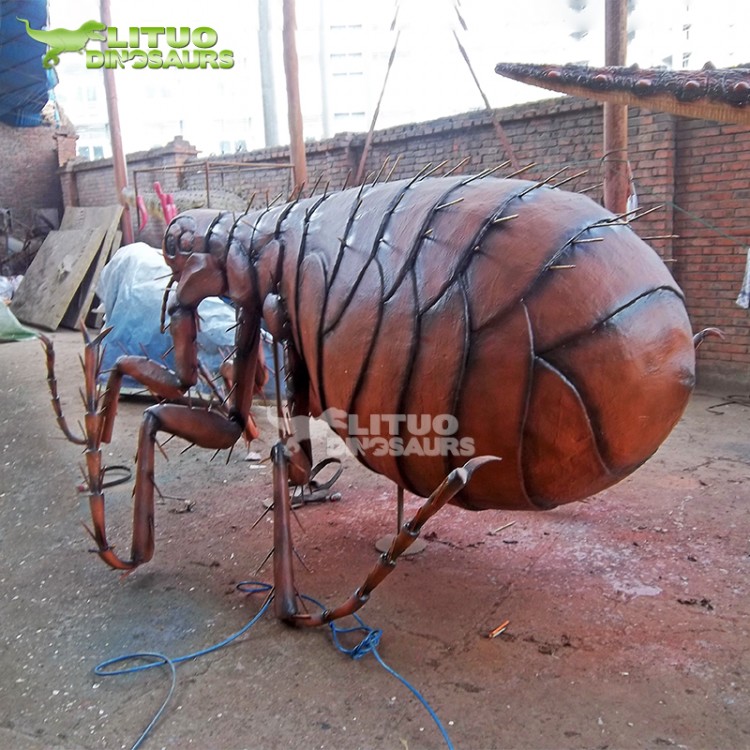 仿真動物模型廠家 仿真跳蚤小區(qū)草坪動物模型裝飾擺件