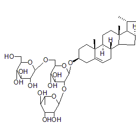 薯蕷皂苷元-3-O-鼠李糖(1-2)[葡萄糖(1-6)]葡萄糖苷