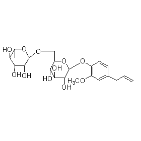 丁香酚蕓香糖苷 CAS號(hào)138772-01-7 曼思特對(duì)照品