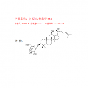 (R型)人參皂苷Rh2 CAS號：12246-15-8成都曼思特廠家直銷， 外觀白色粉末