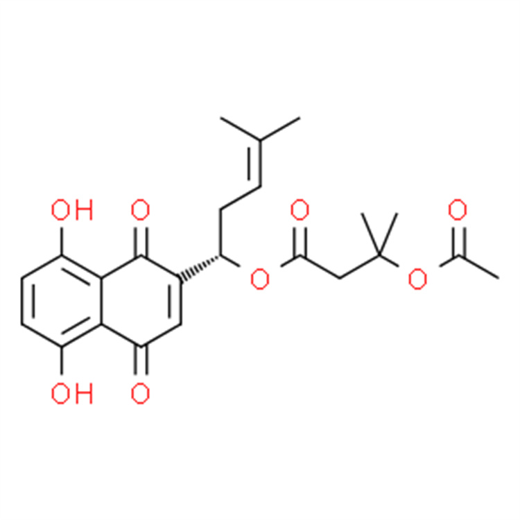 β-乙酰氧基異戊酰阿卡寧  自制對(duì)照品 中檢院 純度高 科研專用