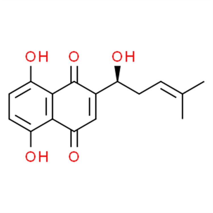 左旋紫草素  自制對(duì)照品 中檢院 純度高 科研專用