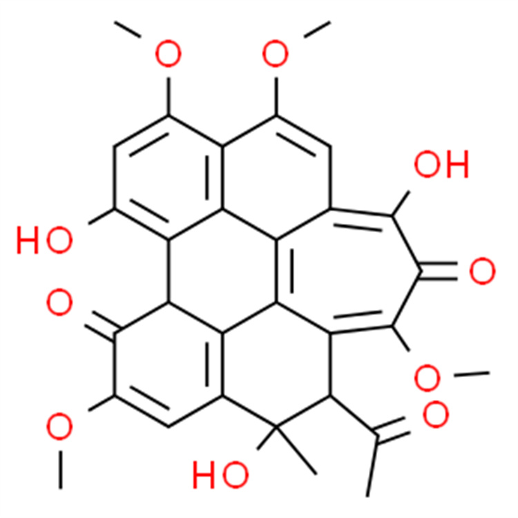 竹紅菌甲素 對照品標(biāo)準(zhǔn)品 高純度 三大圖譜 科研專用