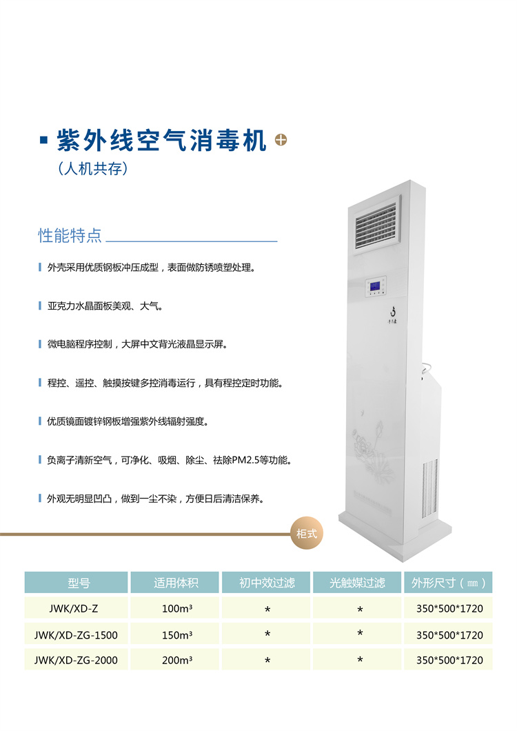 7紫外線壁掛XD-ZG-1500-柜機