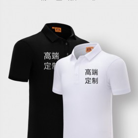 制翻領(lǐng)T恤 體恤定做 定制印制企業(yè)單位logo 單位服裝定制