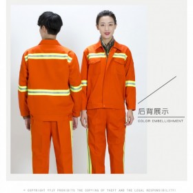 環(huán)衛(wèi)工人工作服 反光條清潔工人保潔工裝公路養(yǎng)護(hù)工程服