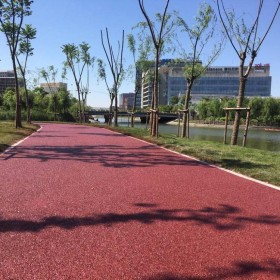 攀枝花市 彩色地坪材料 透水生態(tài)混凝土 透水砼地面 廠家