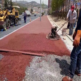 透水性混凝土地坪 森脈建材 承接透水路面工程 材料施工一站式服務(wù)