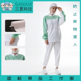 食品工作服SANXIA/三夏食品服中央廚房食品廠工作服