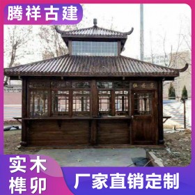 仿古木亭子供應(yīng) 戶外景觀四角亭 庭院防腐木涼亭