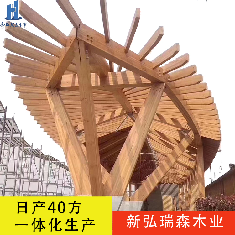 膠合木建筑搭建安裝 膠合木生產(chǎn)廠家 批發(fā)報價