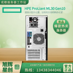 四川惠普服務(wù)器總代理 成都惠普服務(wù)器廠家銷售 HPE ML30 Gen10服務(wù)器