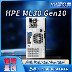 成都惠普（HP）HPE ML30GEN10塔式服務(wù)器主機(jī)(替代ML30 GEN9)4個(gè)LFF熱插拔硬盤位 至強(qiáng)E-2224四核3.4G CPU主機(jī) 8G內(nèi)存+1塊2TB硬盤