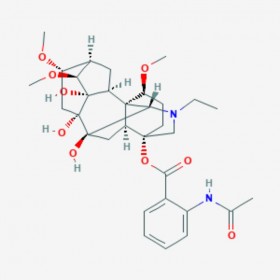 冉烏頭堿  Ranaconitine 1360-76-5 C32H44N2O9