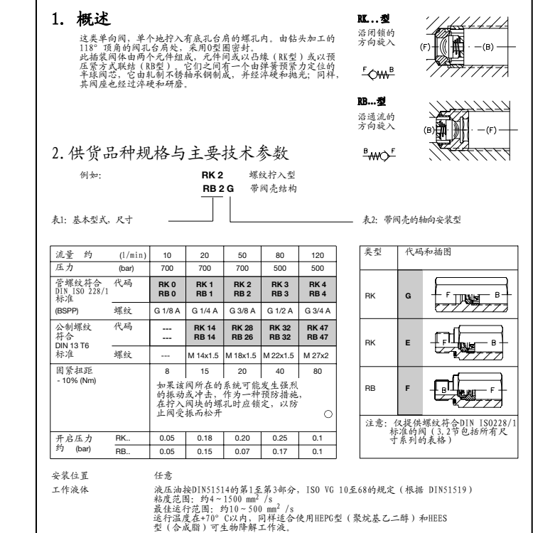 RB RK型號代碼