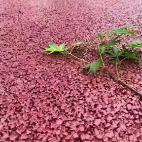 彩色生態(tài)透水混凝土地坪 路面彩色透水混凝土 5cm彩色透水砼