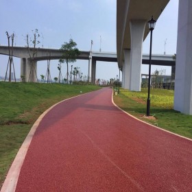 彩色透水混凝土道路 生態(tài)彩色透水混凝土地坪 批發(fā)價格 0元輔導(dǎo)