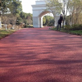 c25彩色耐磨混凝土 生態(tài)透水地坪 海綿城市透水砼 做工精細服務廠家