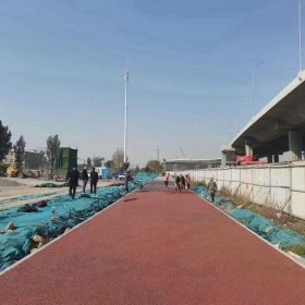 透水混凝土街道 彩色透水綠道 生態(tài)透水路面 廠家免費(fèi)指導(dǎo) 送貨到工地