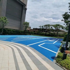 湖南 彩色強固透水混凝土 細粒式彩色混凝土 無砂透水混凝土 生態(tài)透水地坪 生產廠家