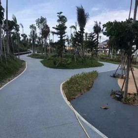 溫州市 露石子彩色混凝土 生態(tài)透水混凝土 海綿透水地坪 操場(chǎng)彩色混凝土 施工單位