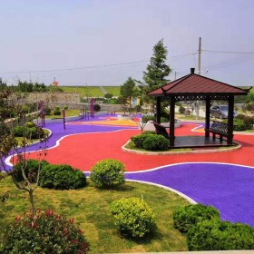 云南 透水性混凝土彩色路面 透水混凝土街道 海綿城市透水混凝土 免費指導(dǎo)