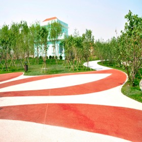 彩色透水性混凝土 道路透水混泥土 透水混凝土場(chǎng)地 路面透水地坪 生產(chǎn)廠家