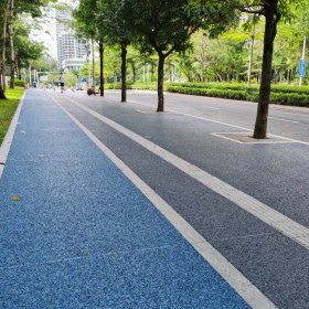 西安生態(tài)透水混泥土 透水彩色混凝土 彩色透水混凝土路面的材料