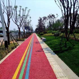 彩色地面混凝土 花紋景觀彩色混凝土 海綿城市透水砼 廠家免費(fèi)指導(dǎo)施工