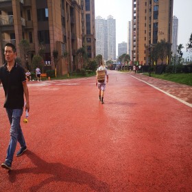 混凝土透水性路面 透水彩色混泥土 無沙透水混凝土 量大送貨到工地