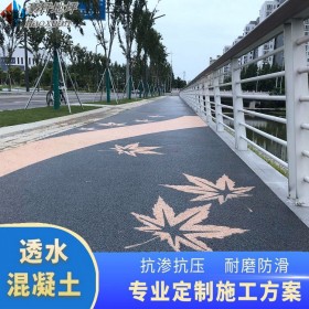 攀枝花 路面透水混凝土 透水地坪膠粉 透水混凝土材料價格